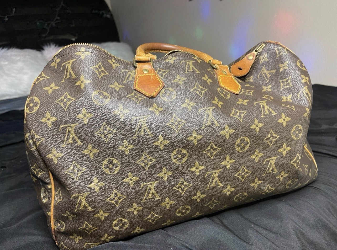 Louis Vuitton Speedy 40 Monogram Duffle Bag Travel