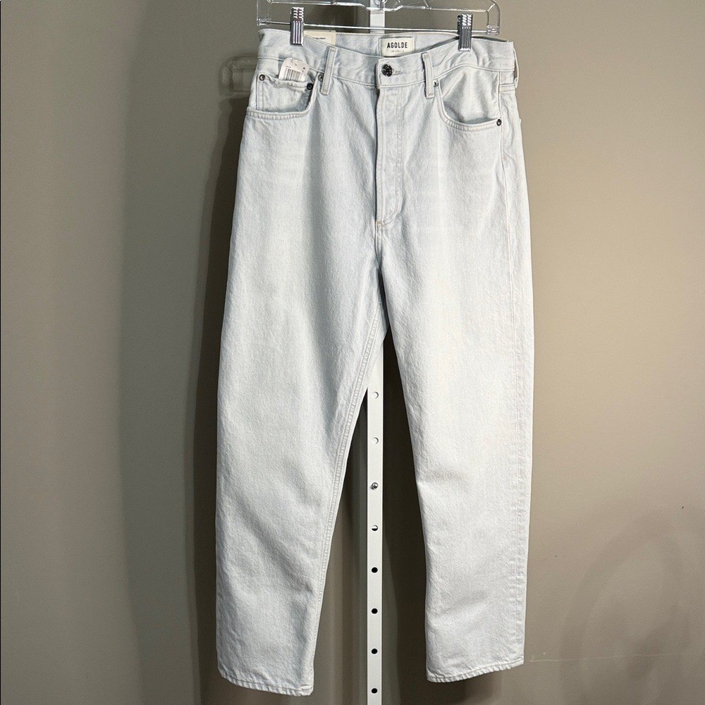 NWT AGOLDE 90’s Pinch Waist High Rise Straight Jean in Haze Size 29