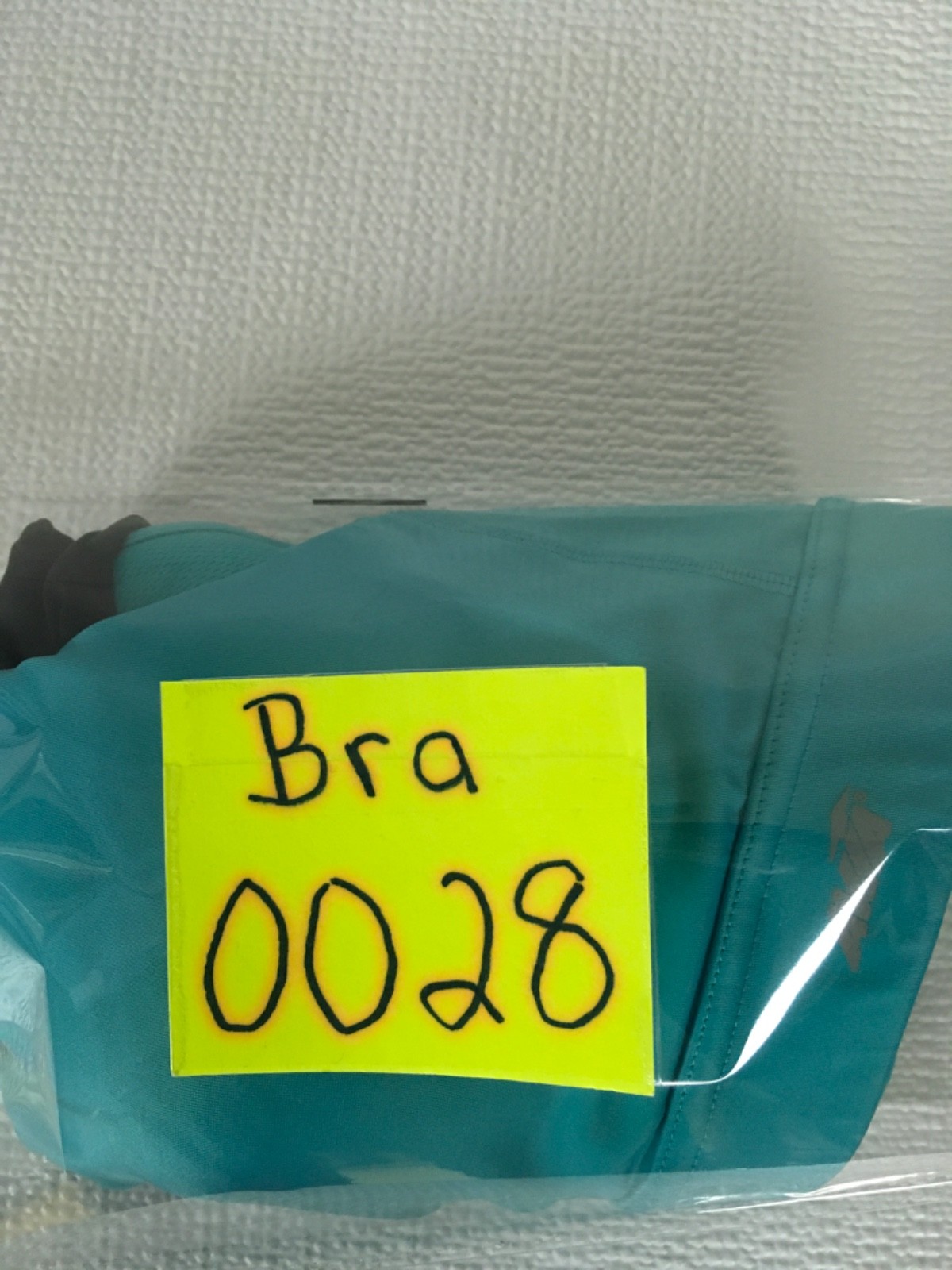 Avia Sports Bra Size 34C Blue Black Racer Back Pull On Padded Wireless