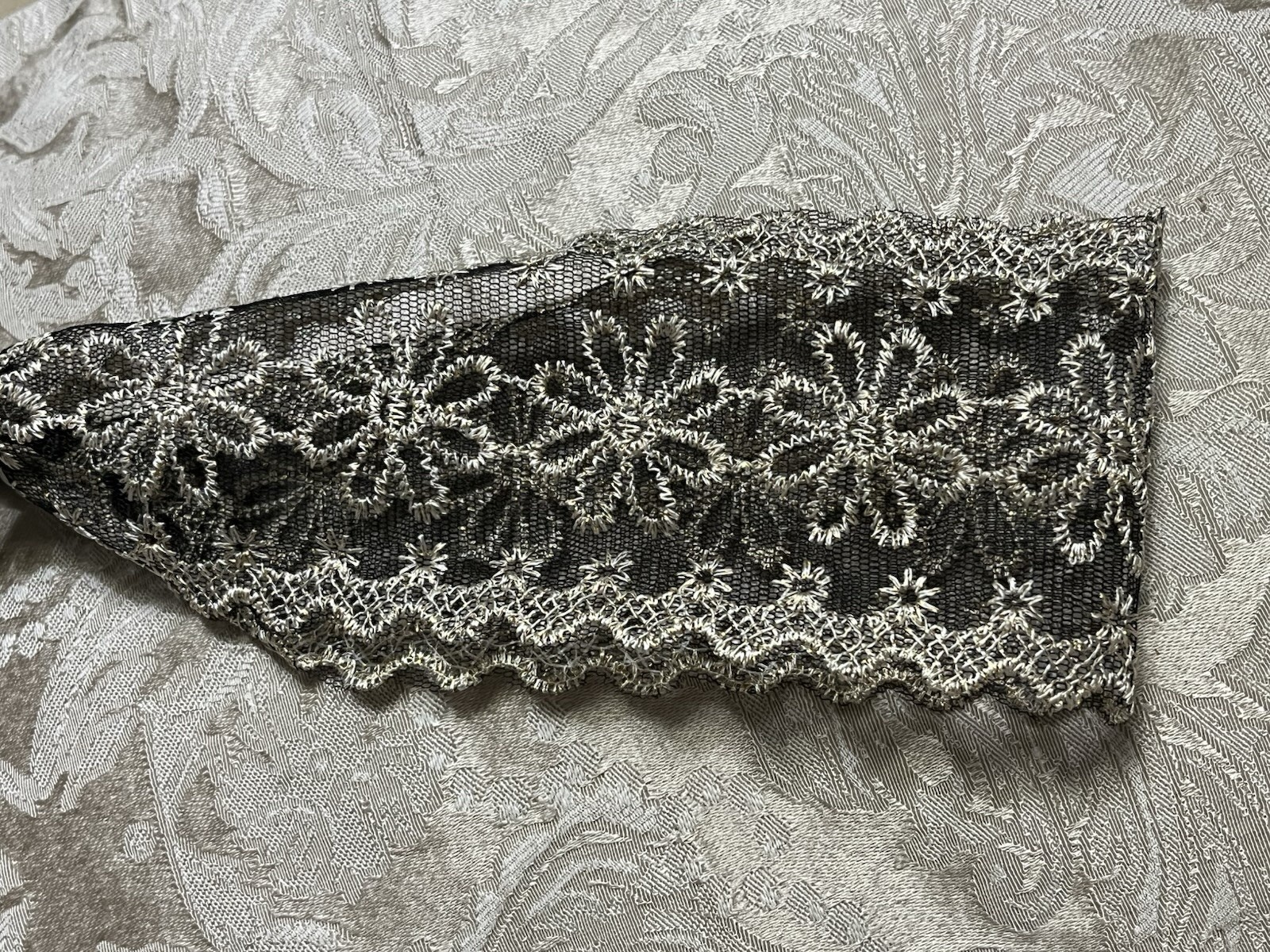 Women Lace Headband Stretch Hairband Elegant Wide Headwrap