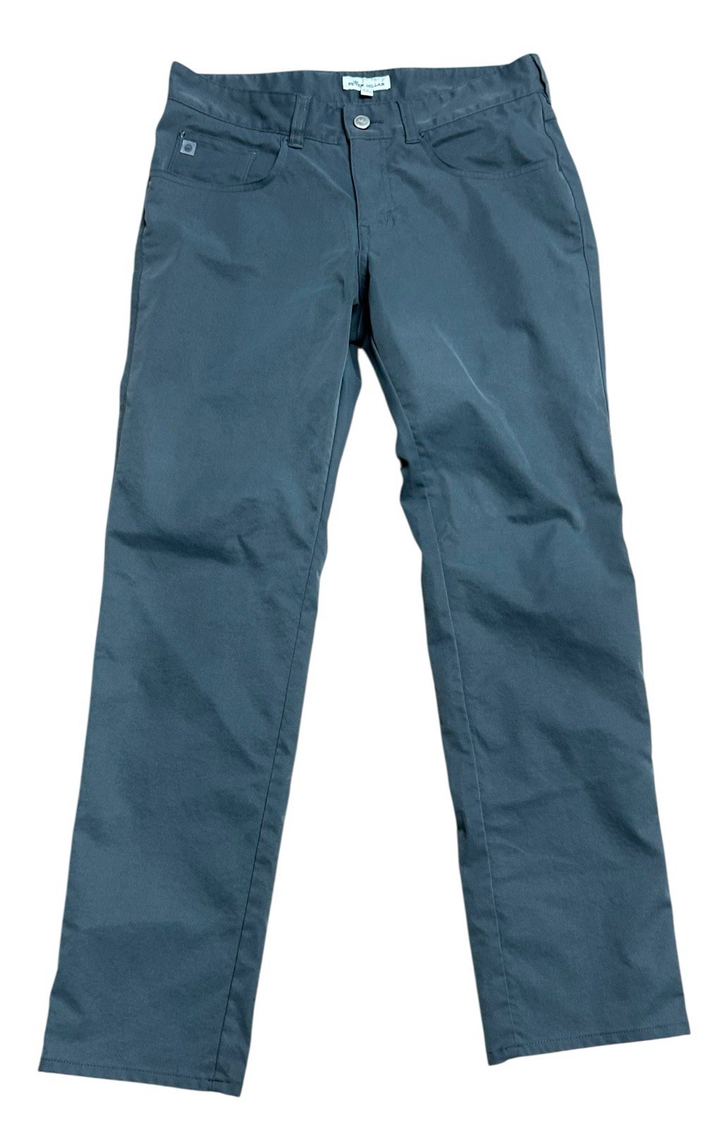 Peter Millar 5-Pocket Pants Men 30 x 30 Dark Gray Performance Crown Golf Sport