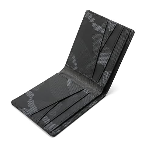 RFID Wallets Bifold Simple Synthetic – black