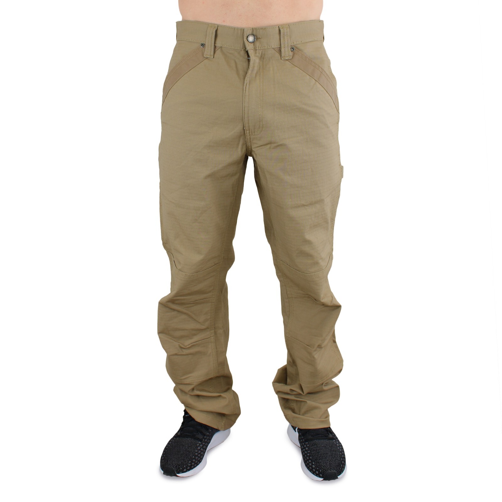 Wrangler Workwear Men’s Work Pants 5-Pocket Rip-Stop, Reinforced Knee & Pockets