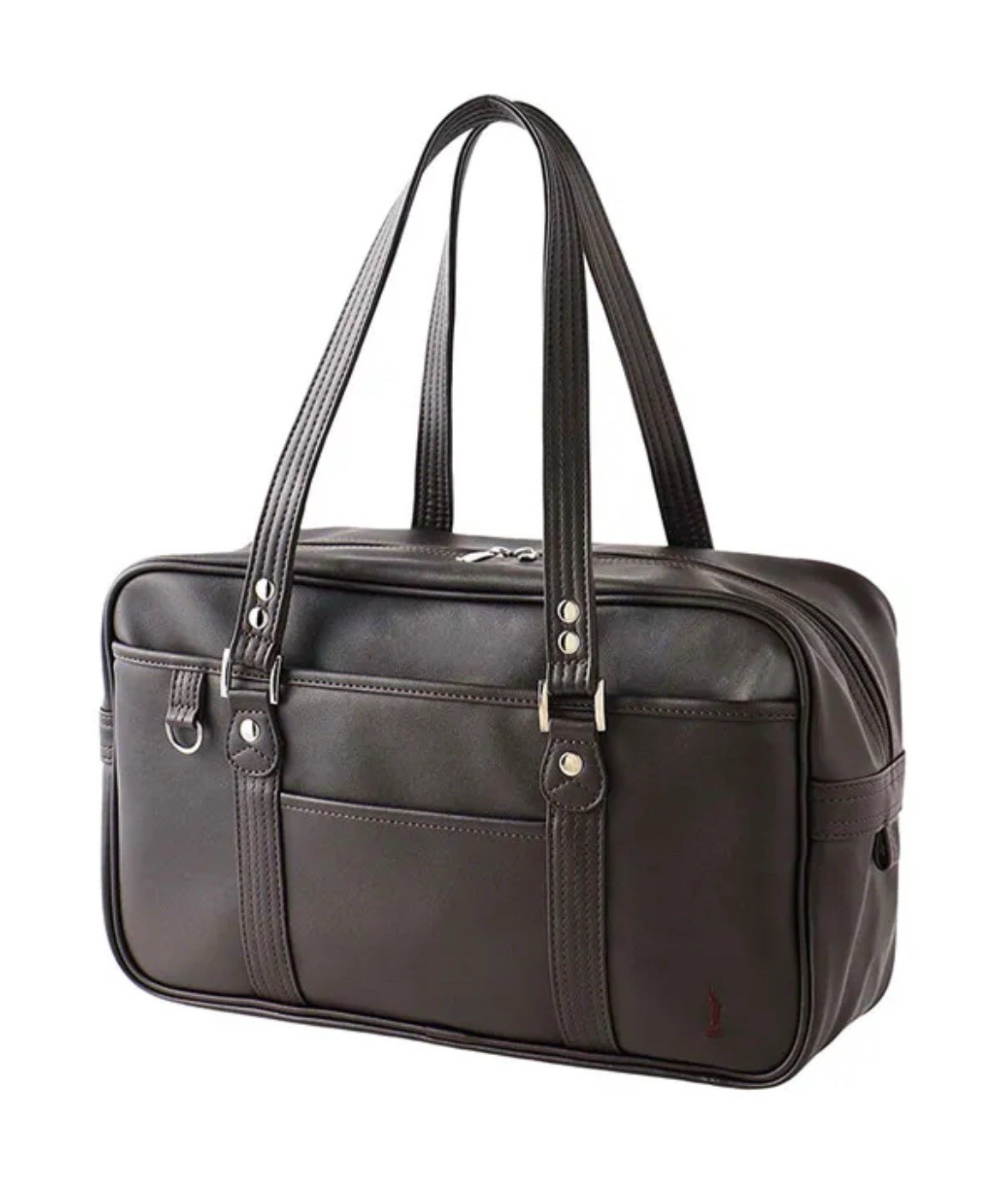 EASTBOY School Bag Synthetic Leather A4 Size Chocolate x Brown