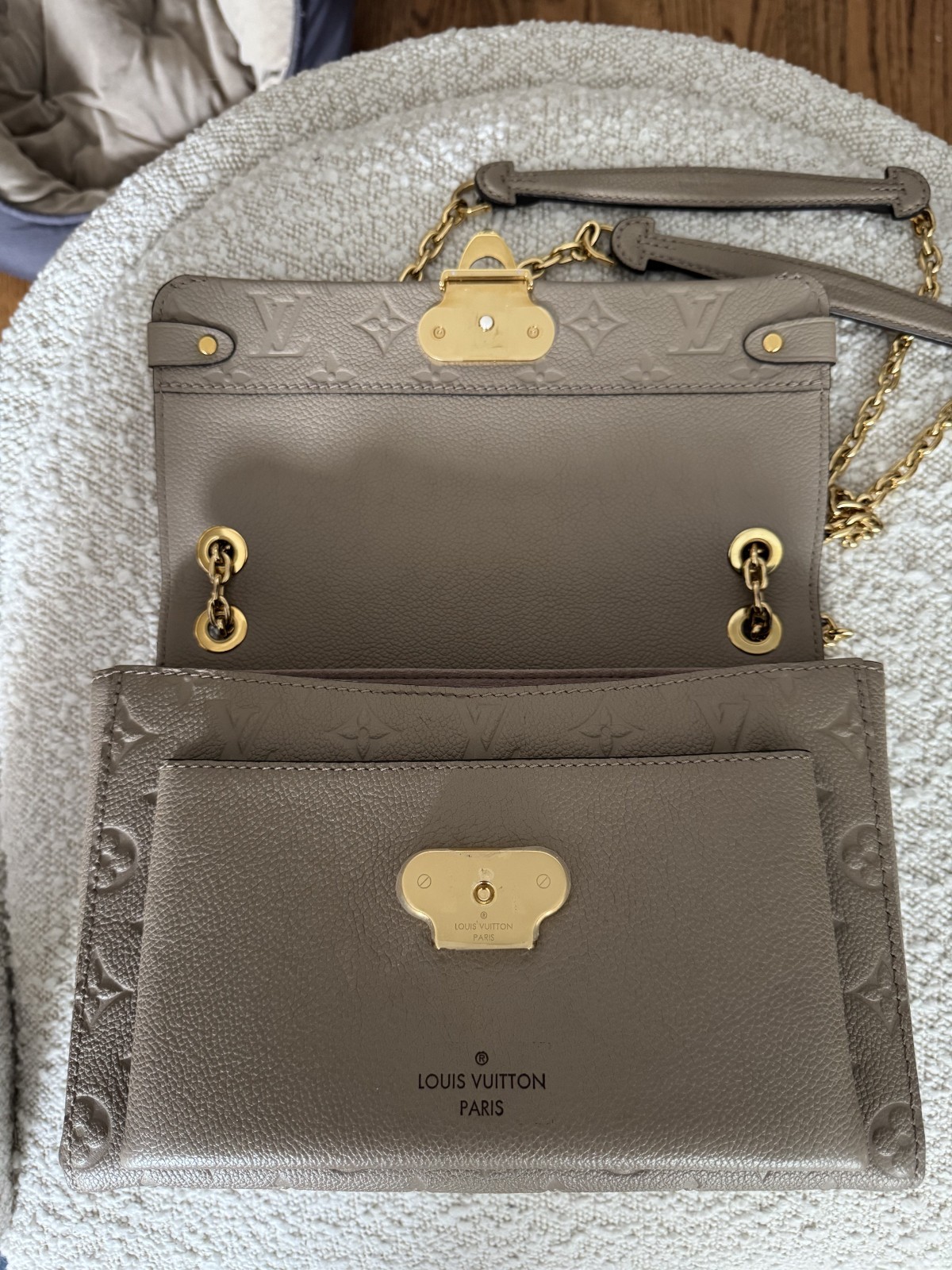Louis Vuitton Vavin PM Monogram Empreinte Gold HW Full Set