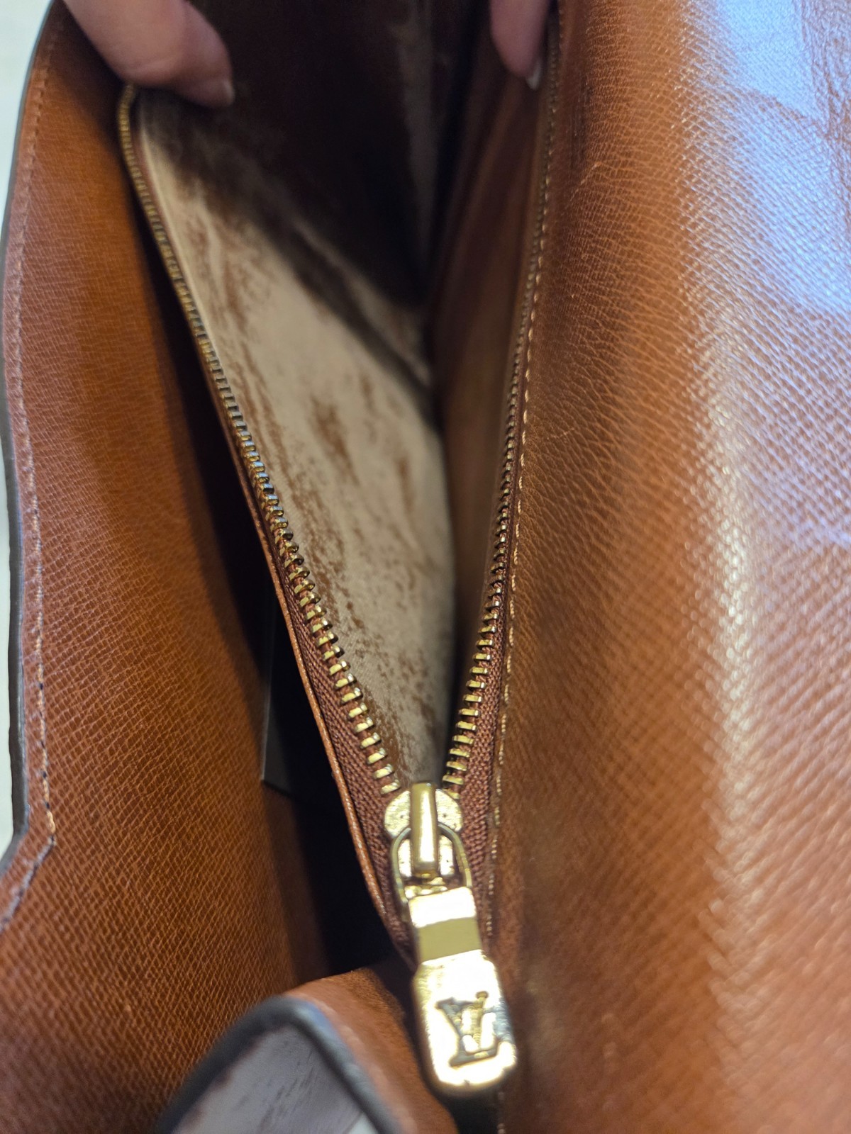 Louis Vuitton authentic pre owned ladies evening bag/clutch