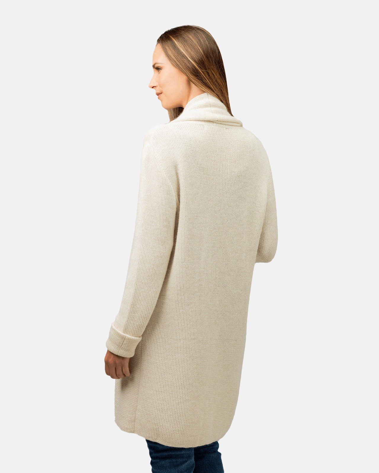 Simply Natural Jena Alpaca blend Long Cardigan- One Size-Warm-Made to Last