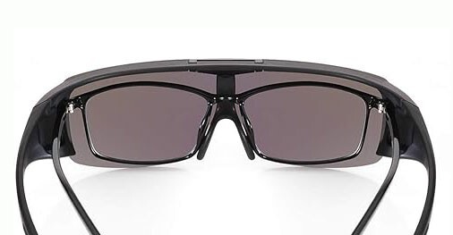 Flip Up POLARIZED Cover Put Fit over Sunglasses wear Rx glass Fit Driving UV400