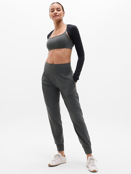Athleta Medium M Salutation High Rise Jogger Shadow Grey NWOT! Fitness #531288