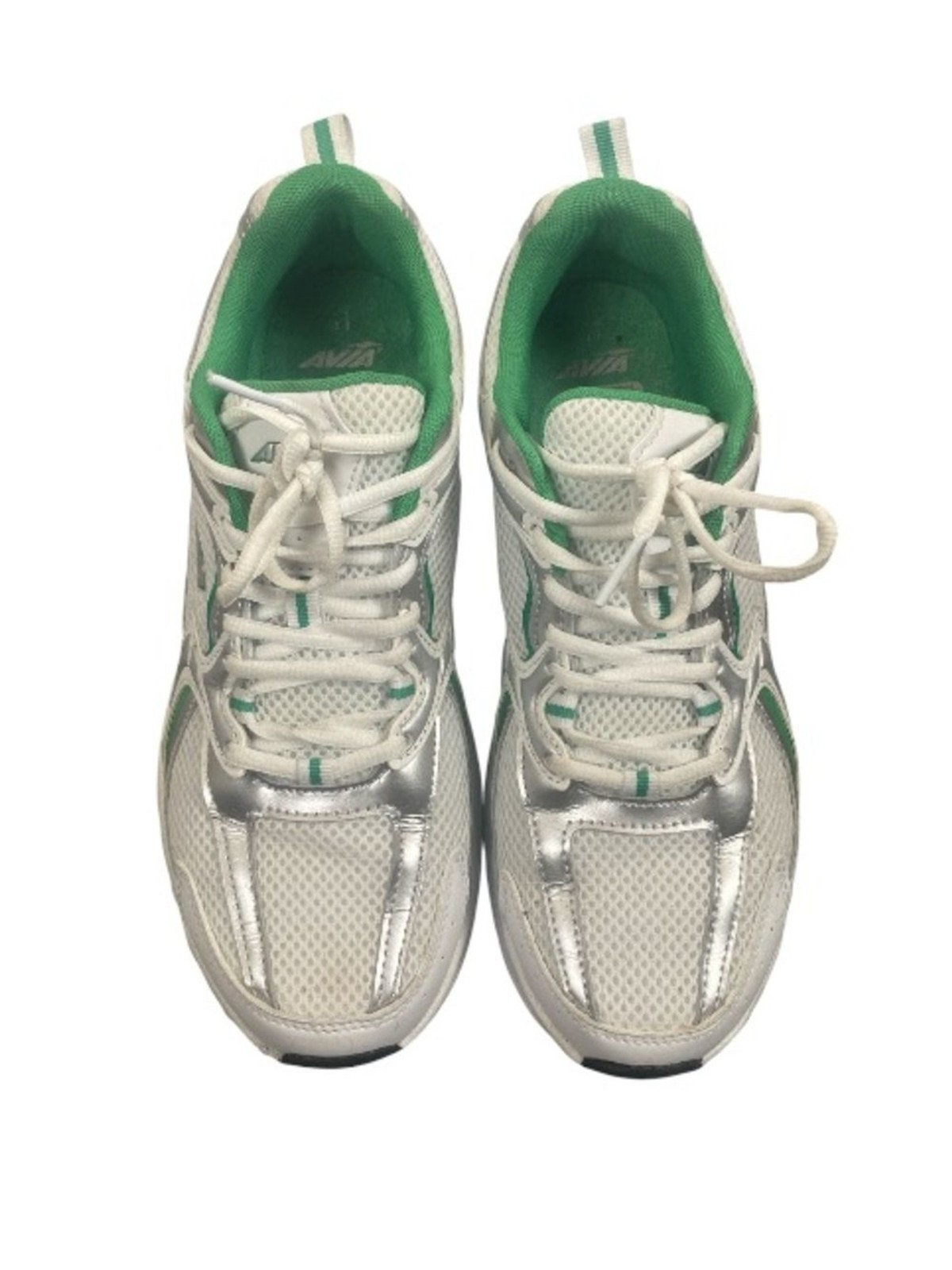 AVIA White and Green Athletic Sneakers Wms 11 #SH21