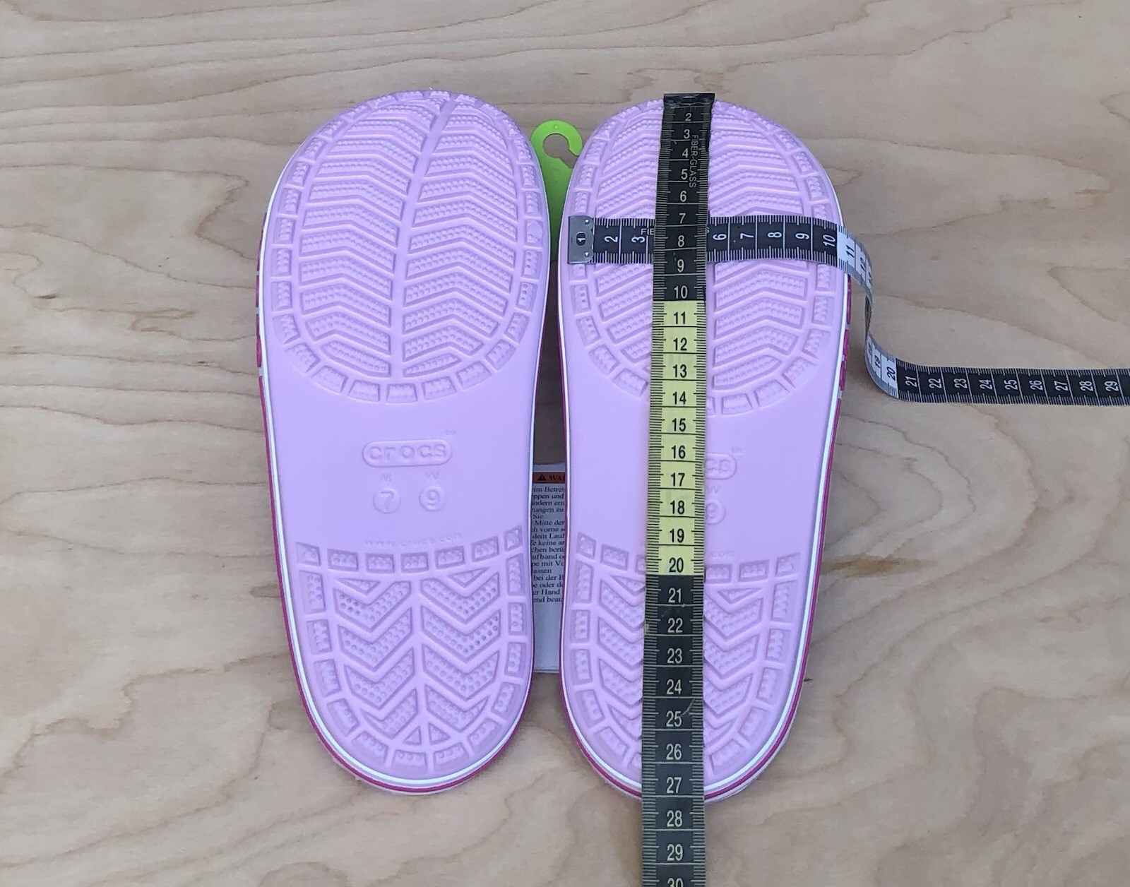 Crocs Bayaband Pink Slides Slip On Comfort Water Resistant Womens Size 9 NWT.