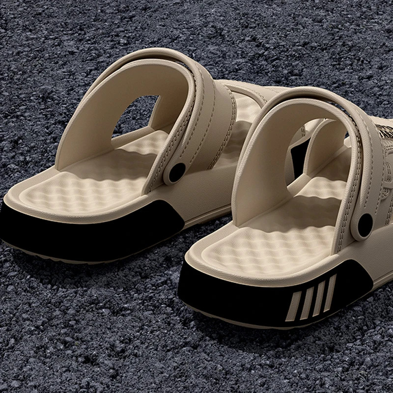 Men EVA Soft Platform Slide Slippers Indoor Outdoor Beach Sandals