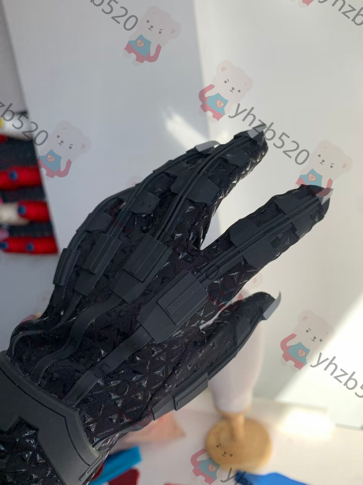 Black Panther 1 Pair Gloves & Claws T’Challa Cosplay Props Costume Accessory Cos