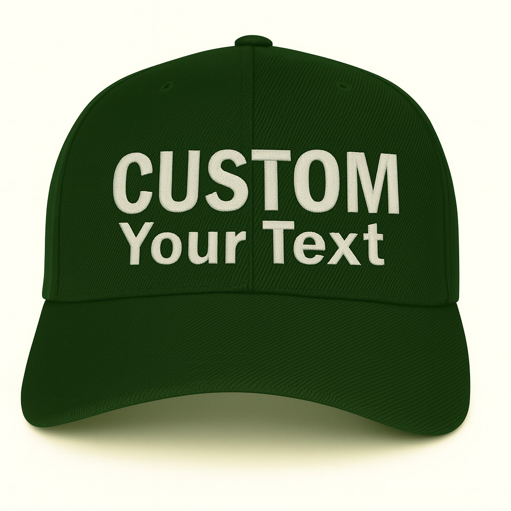 Custom Embroidered Baseball Cap Personalized Text Dad Hat with Your Own Message