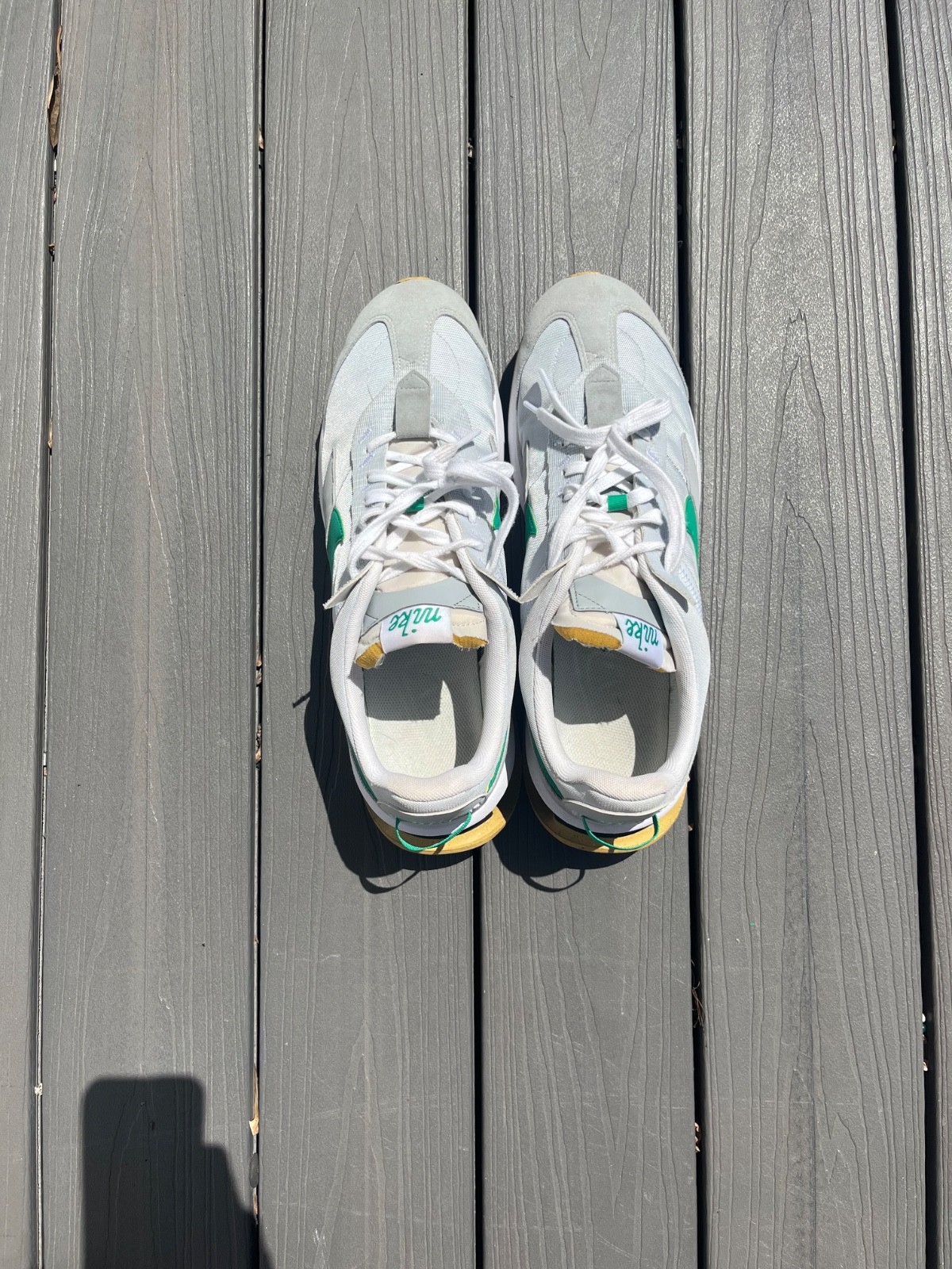Size 14 – Nike Air Max Pre-Day Pure Platinum Stadium Green