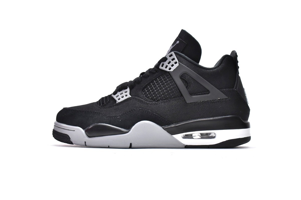 Jordan 4 SE “Black Canvas” Men’s Mid Top Retro Basketball Shoes