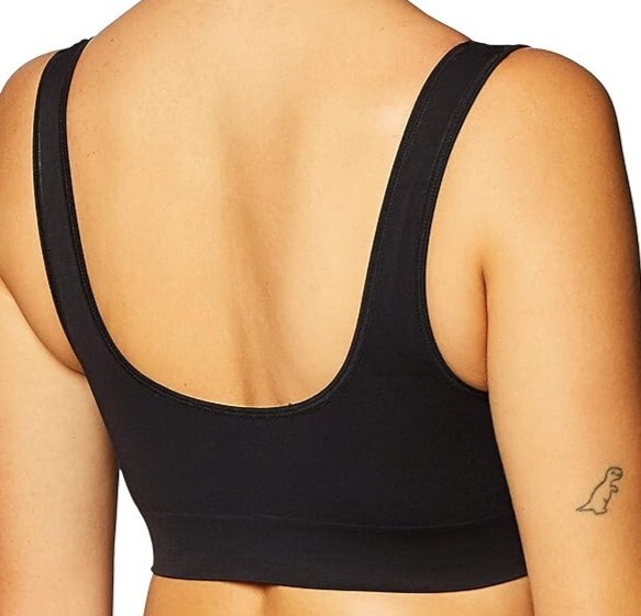 The Original Ahh by Rhonda Shear – Women’s Seamless Leisure Bra – BLACK – 3 PACK