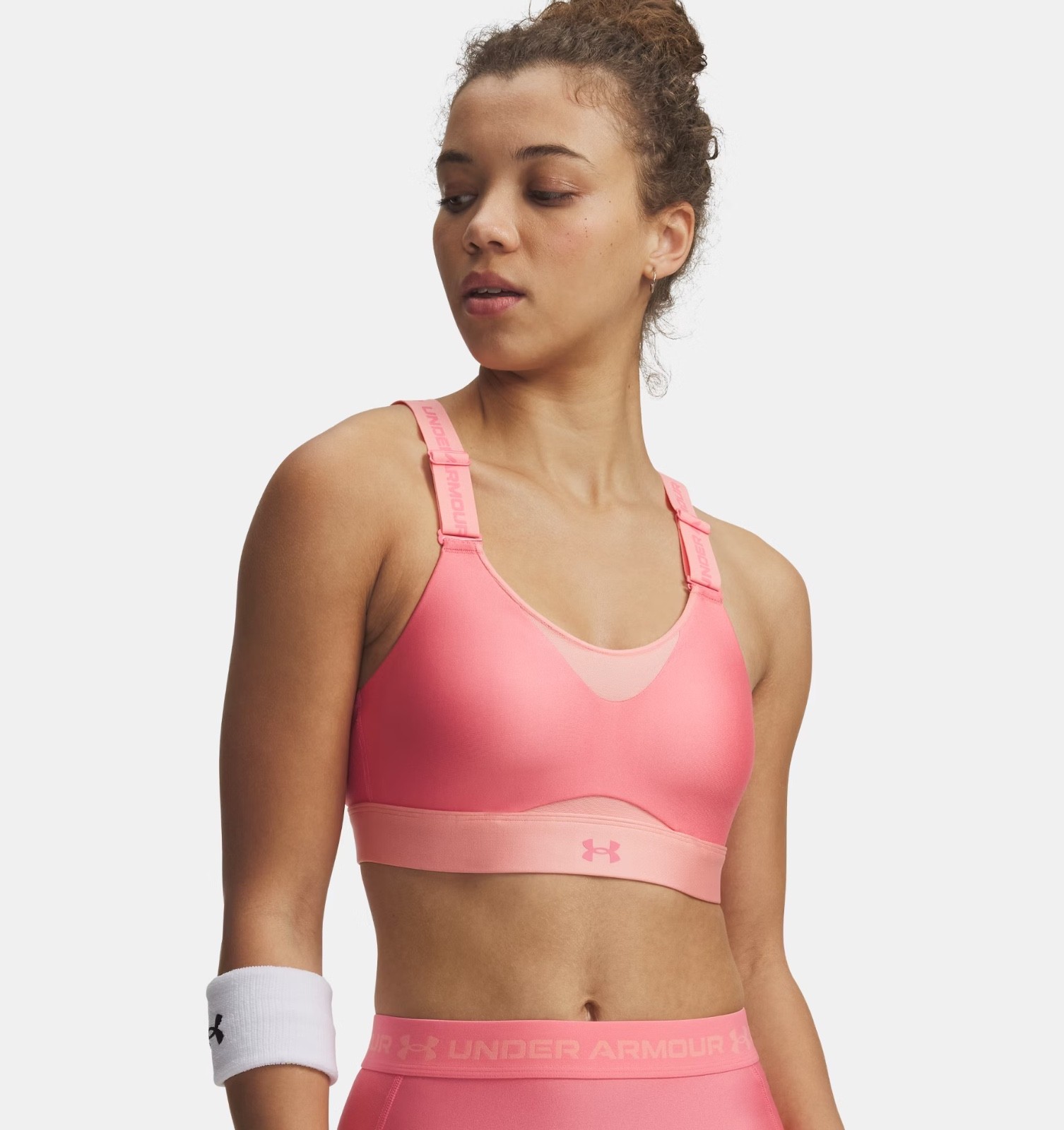 NWT Women’s Under Armour Infinity 2.0 High Pink Sports Bra