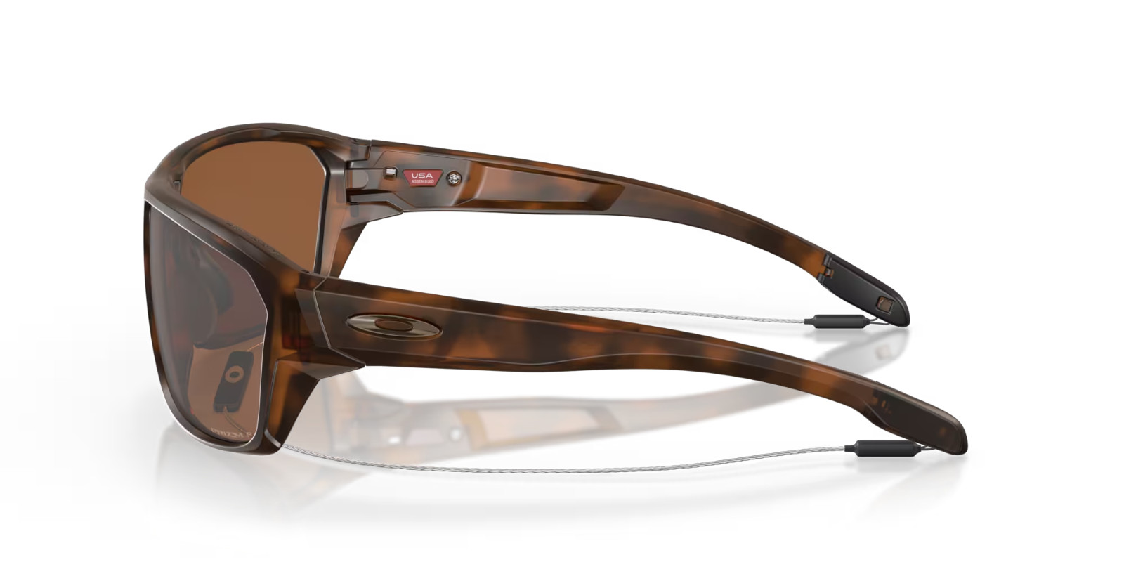 Oakley SPLIT SHOT Matte Tortoise POLARIZED PRIZM Tungsten Lens Sunglass 9416-03