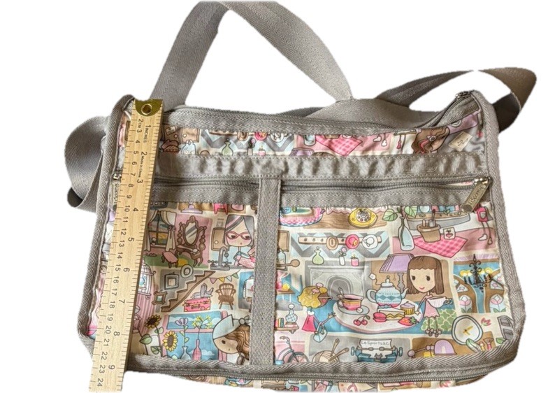 LeSportsac Every Day Deluxe Crossbody Shoulder Home Sweet Home Collection