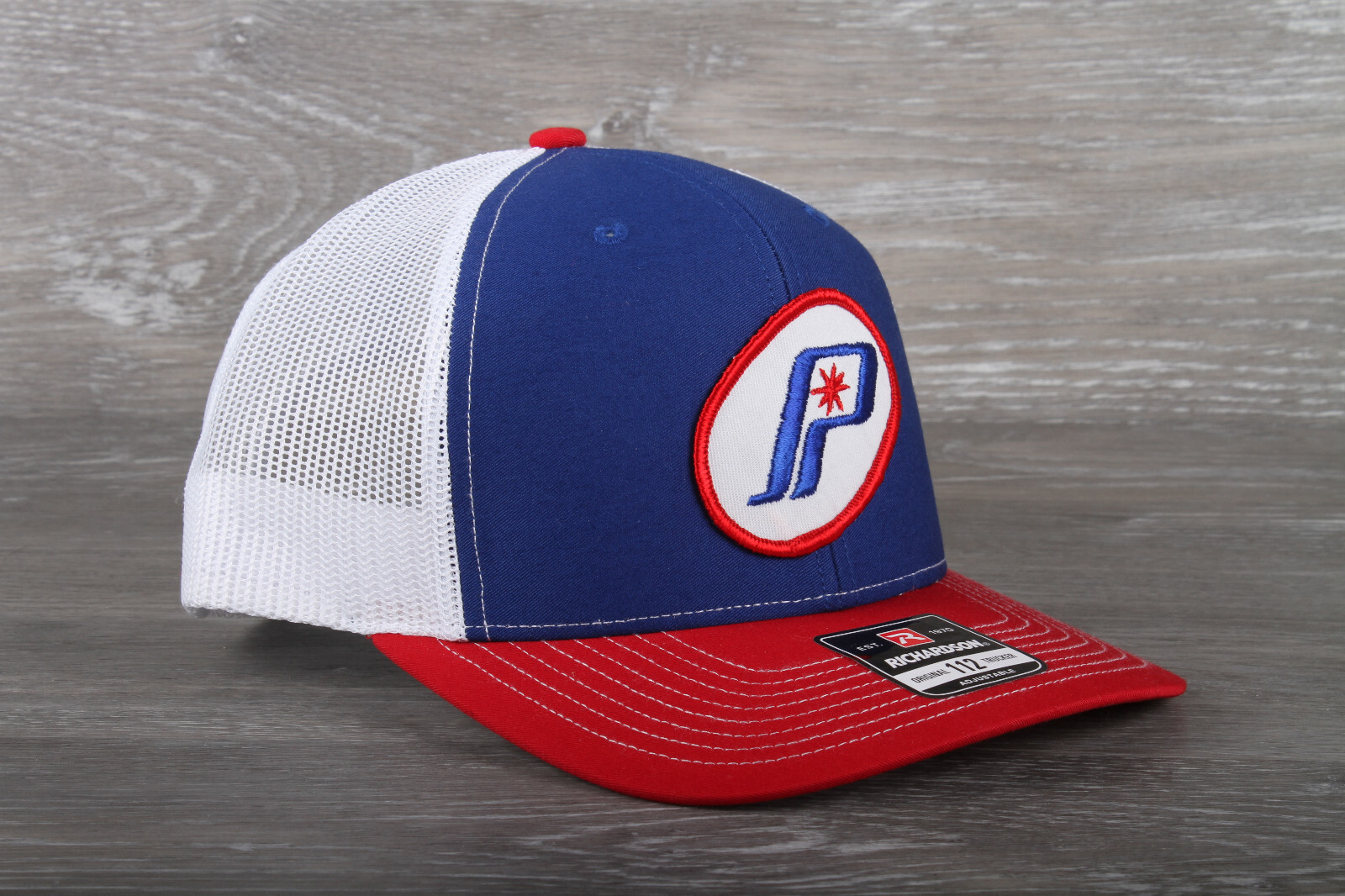 Vintage Polaris Snowmobiles Patch on a Richardson 112 Trucker Hat