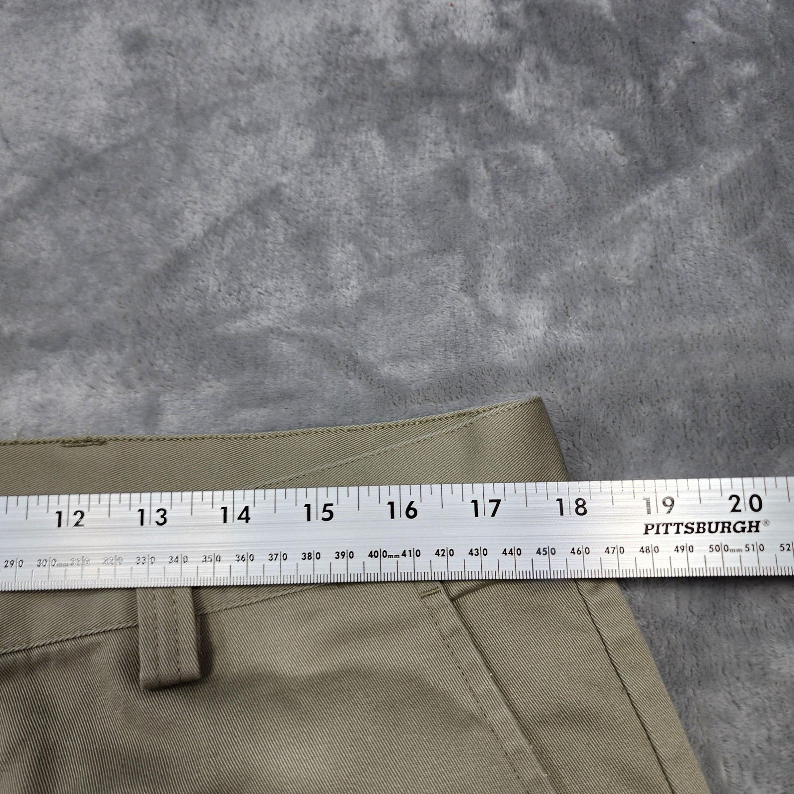 Dockers Pants Mens 36×34 Beige Regular Fit Flat Front Chino Straight Khakis