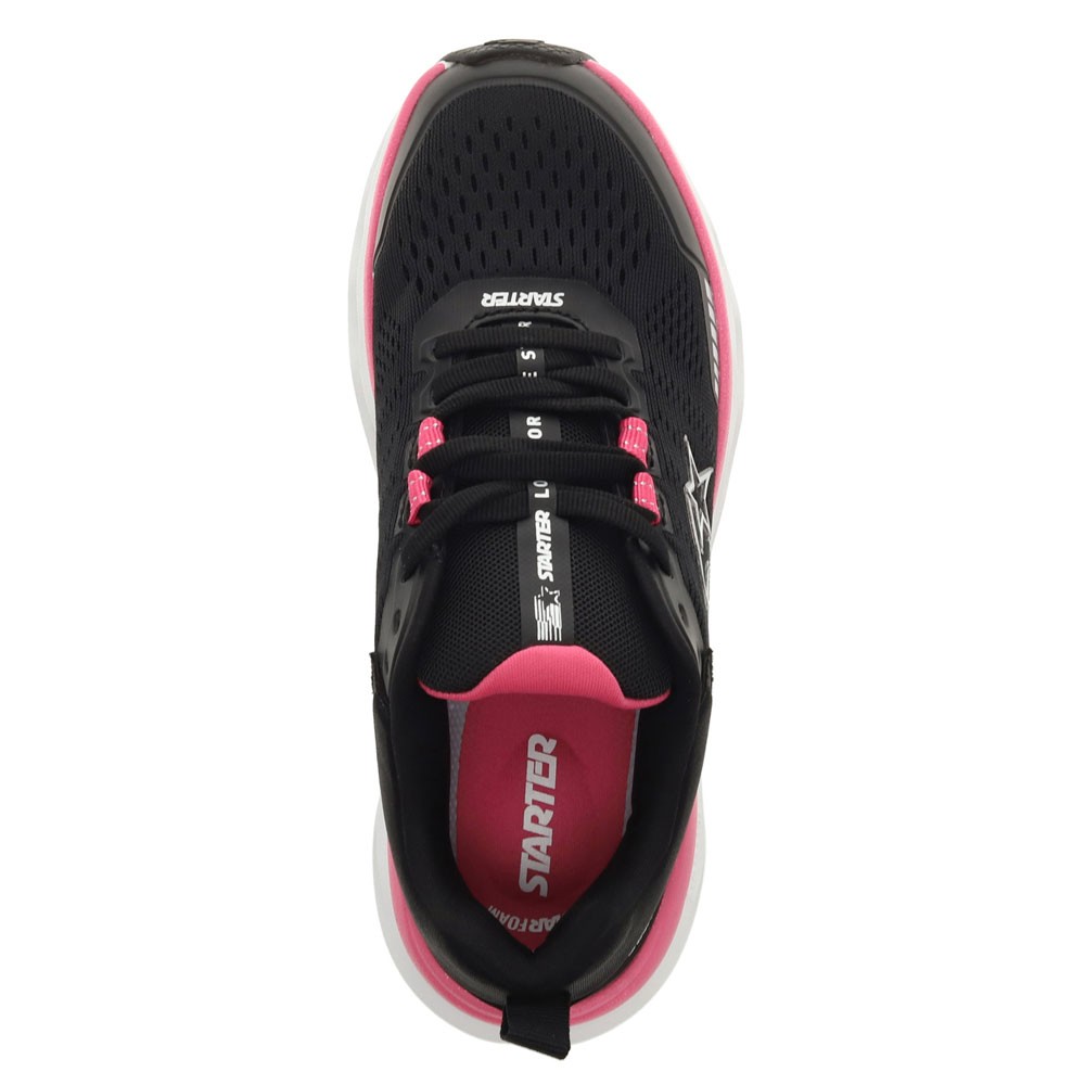 Starter Womens Bolt Synthetic Leather Casual Lace Up Sneaker Shoe
