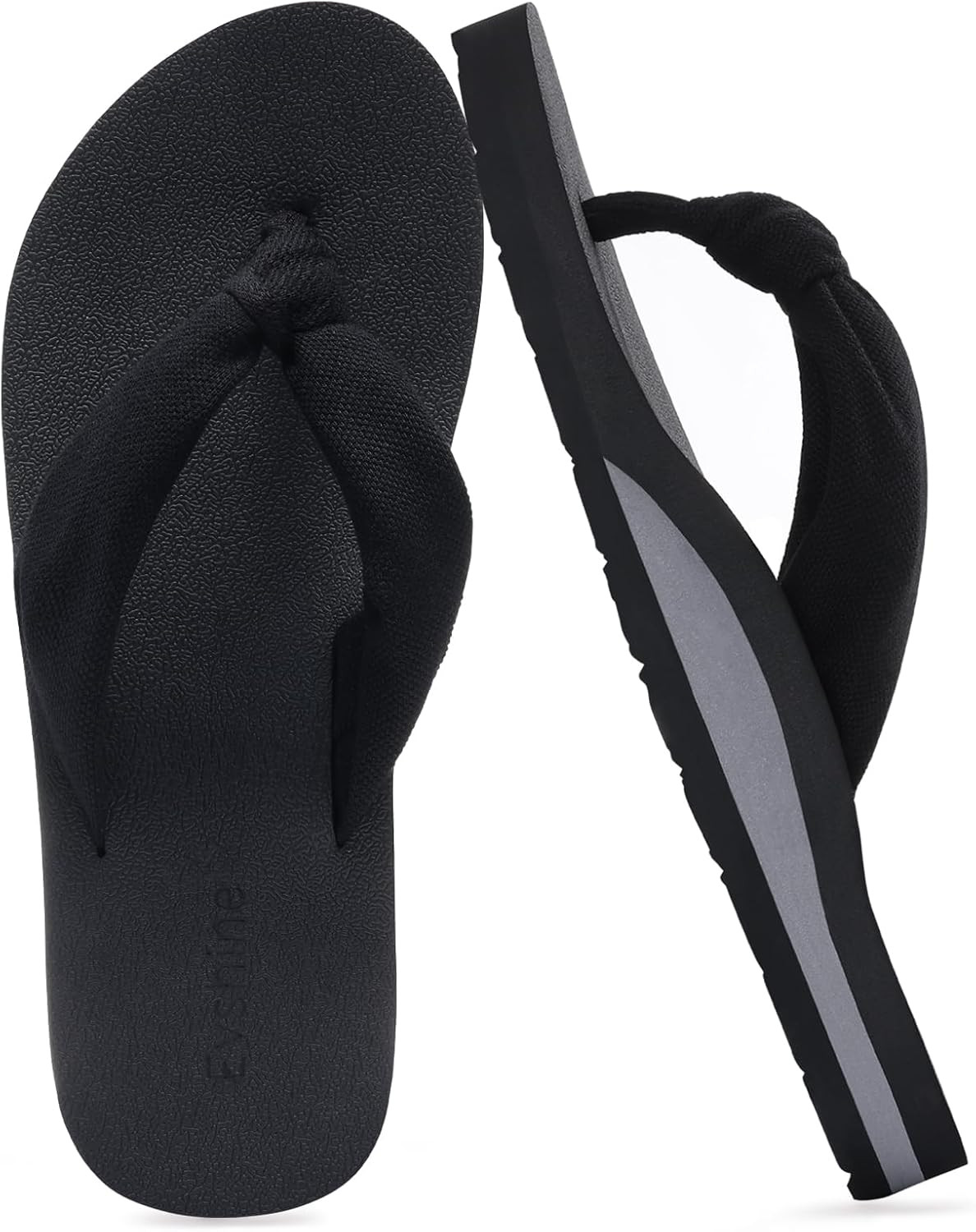 Women’S Flip Flops with Moderate Arch Support, Summer Comfortable Yoga Mat Thong