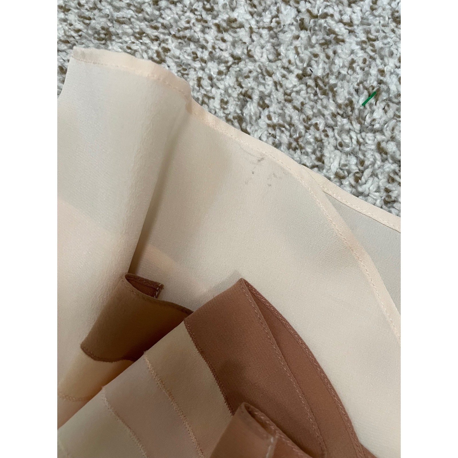 Chloé Pale Pink Silk Button Down Blouse Size 44 Feminine Quiet Luxury Designer