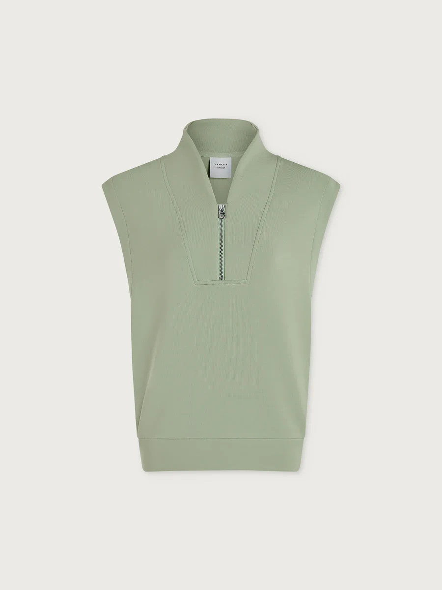 New Varley Loretta Half-Zip Sleeveless Sweat Multiple Colors and Sizes Available