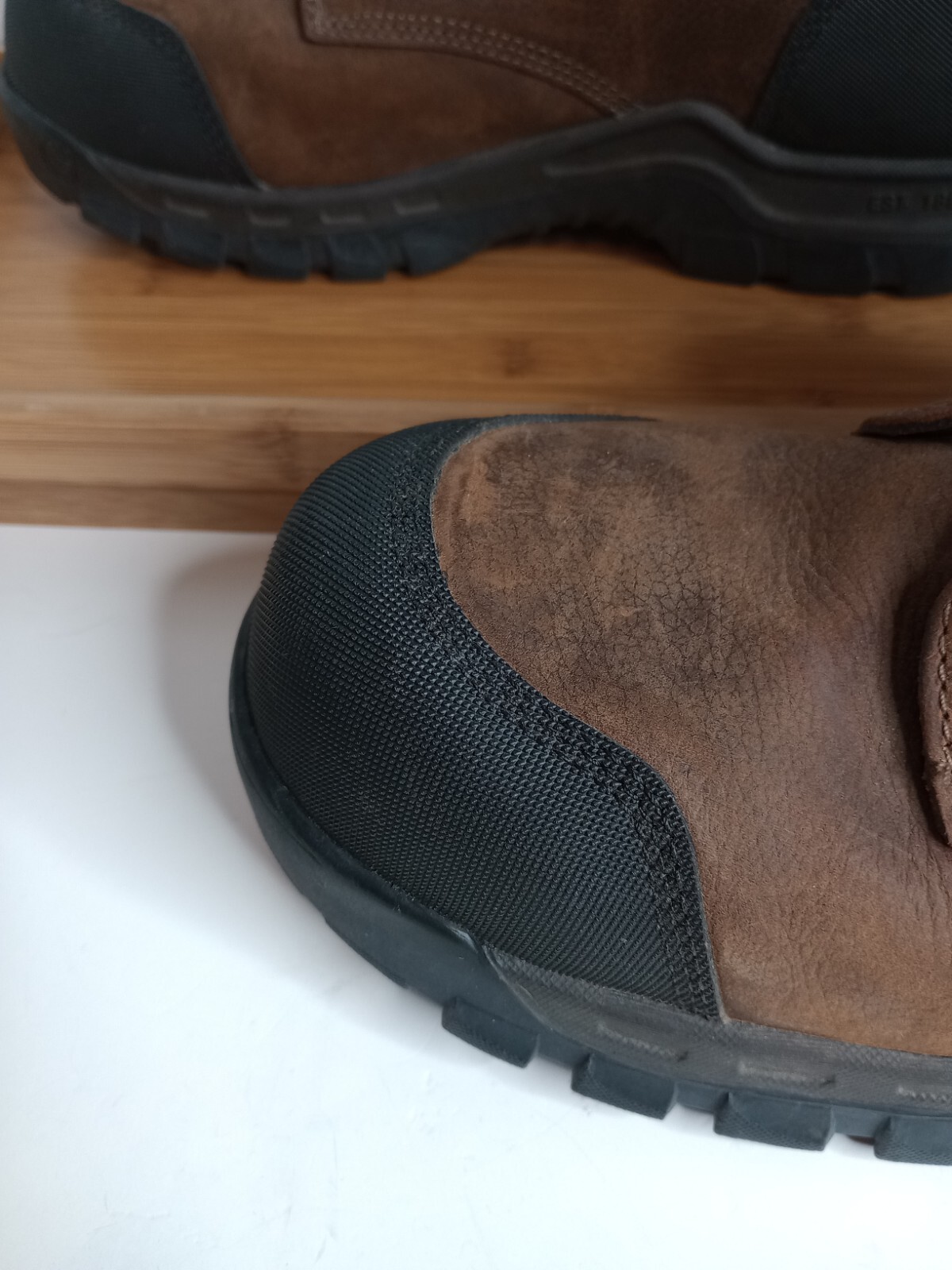 Carhartt Men’s US 13M 6″ Rugged Flex WP Comp Toe Work Boot Dk Brown CMF6380