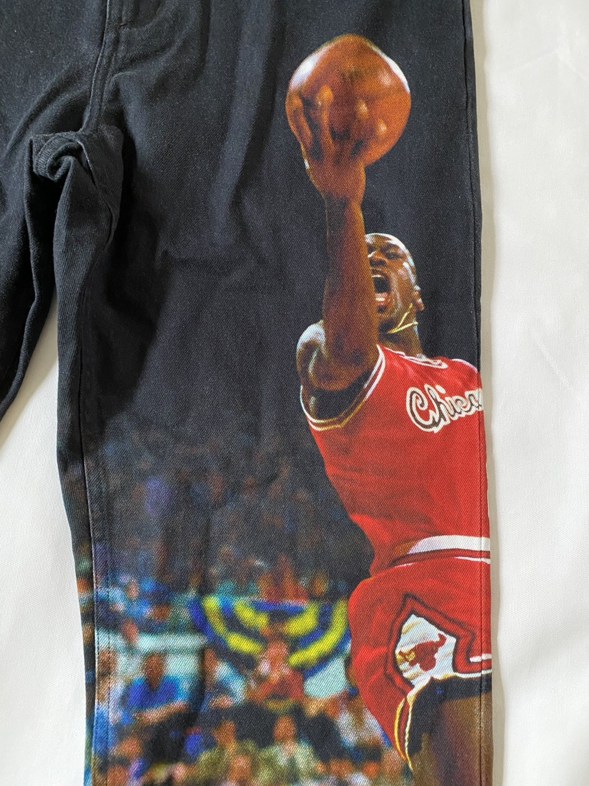 Air Jordan Printed Dunk Contest Twill Pants Black Size 34