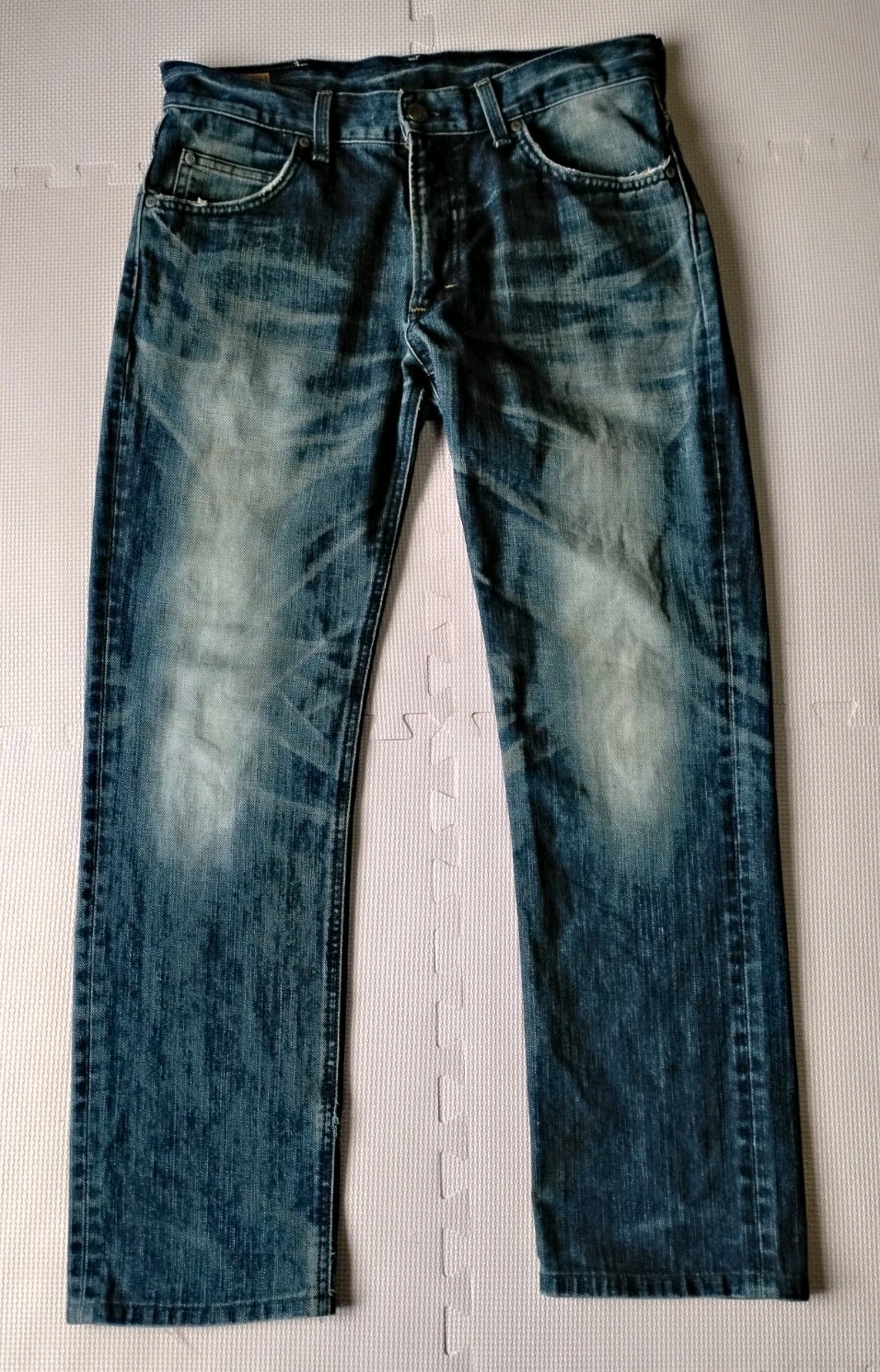 Lee Riders Gold Label LM2205 Bootcut Flare Denim Jeans Distressed Made In Japan