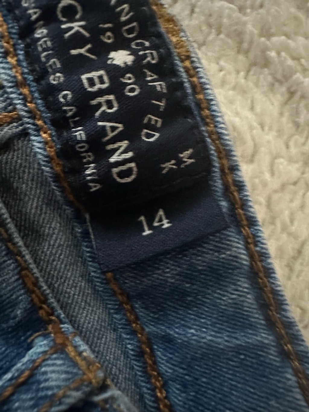 Girls Lucky Brand Blue Zoe Skinny Jeans Size 14