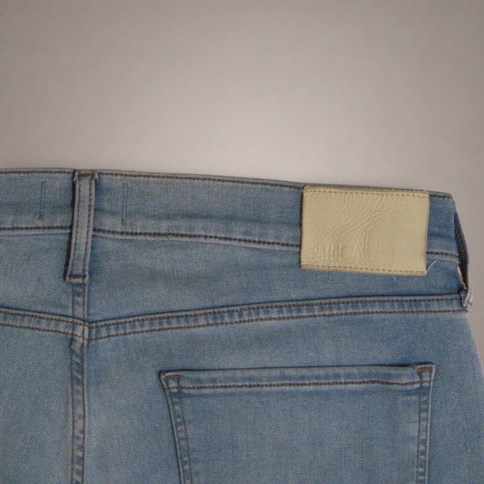 PAIGE Federal Men’s Jeans 34×33 Eberheart Light Blue Slim Straight