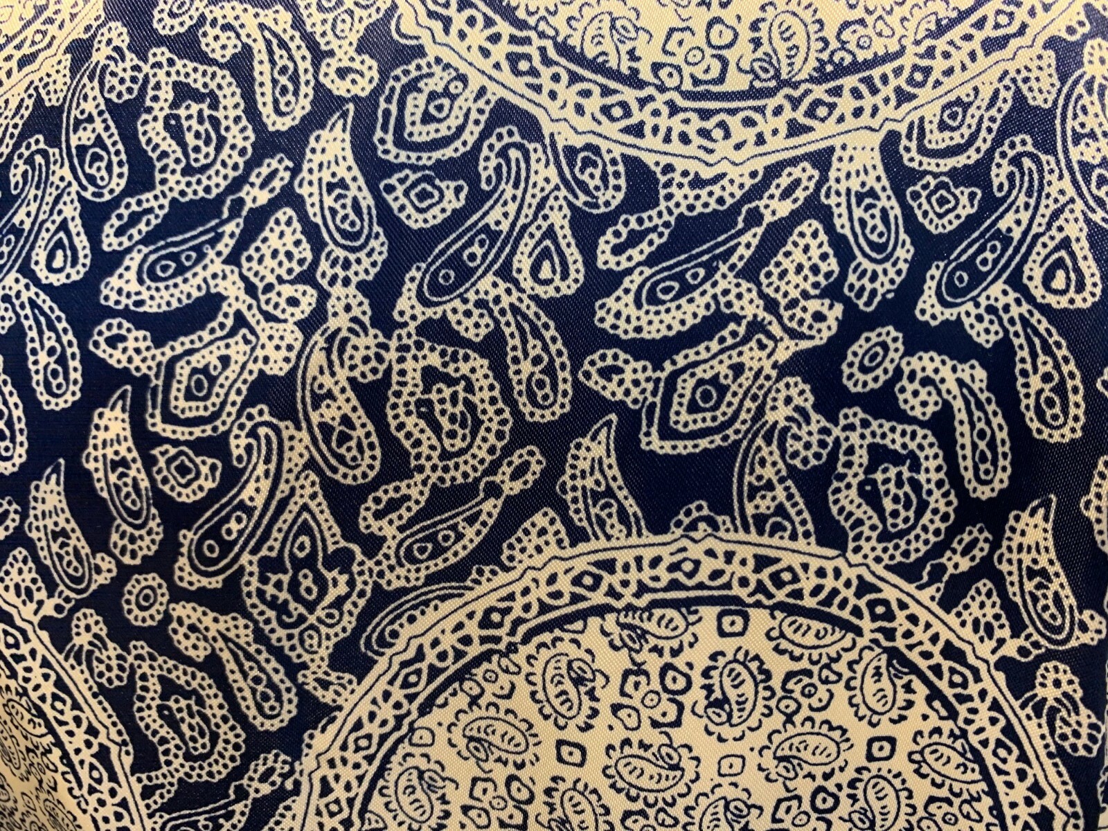 Mens Silk Satin Robe – Navy Paisley Auspicious ” 5 Day Delivery USA Seller ”