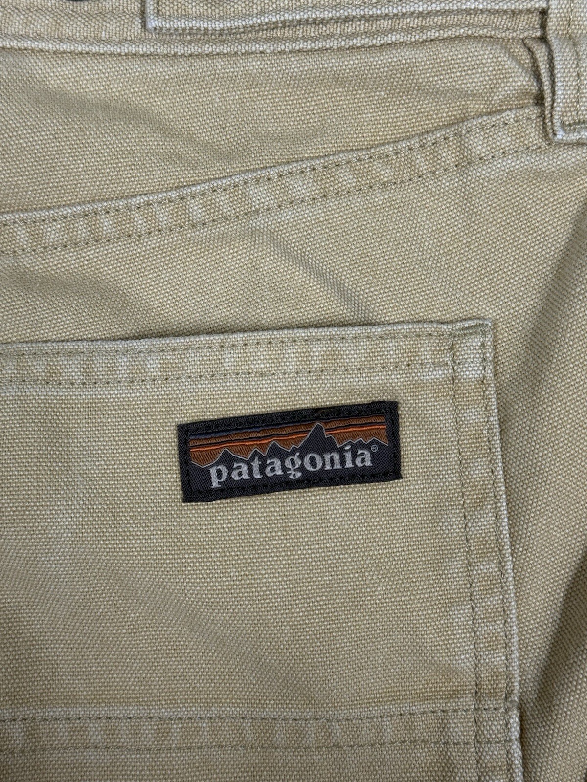 Patagonia All Seasons Hemp Blend Canvas Double Knee Pants Womens Sz 10 KE15