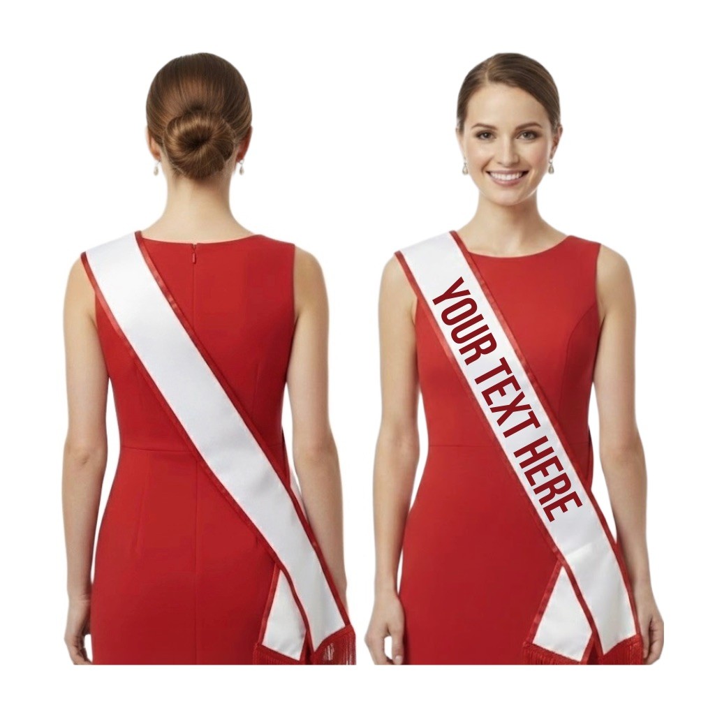 Custom Sash Personalized With Your Text