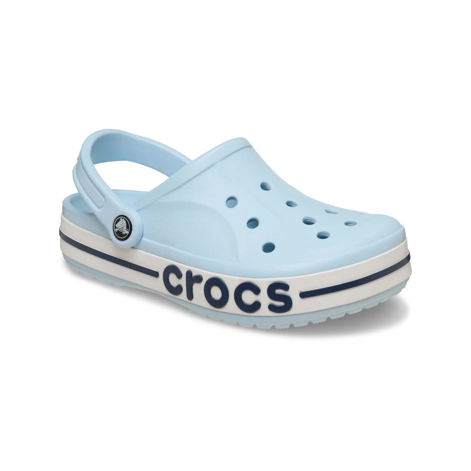 Best seller! Authentic Crocs Unisex Bayaband Clog Ultra Light Mineral Blue