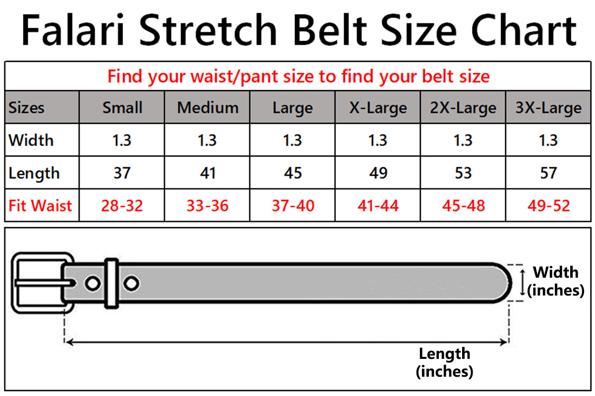 Falari Stretch Belt Canvas Fabric Woven Elastic Belt Silver Buckle 1005
