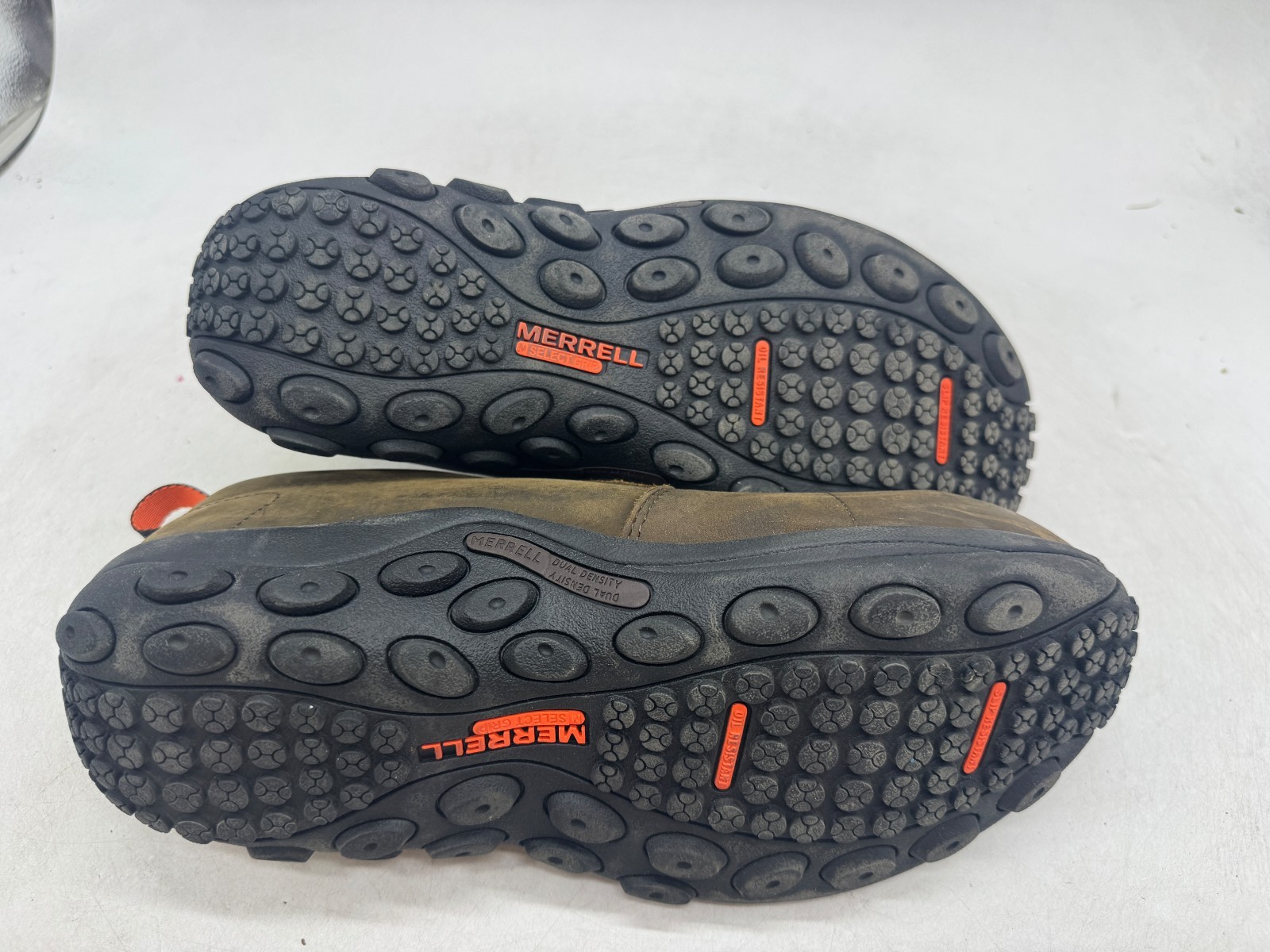 Merrell Jungle Moc Work Shoes Men’s Espresso Leather Composite Toe – 9 WIDE