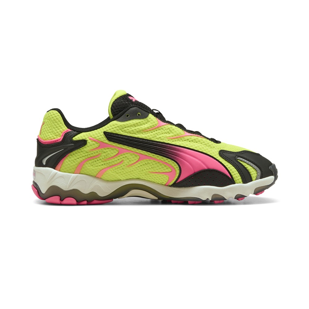 PUMA Inhale Lace Up Mens Yellow Sneakers Casual Shoes 40156005