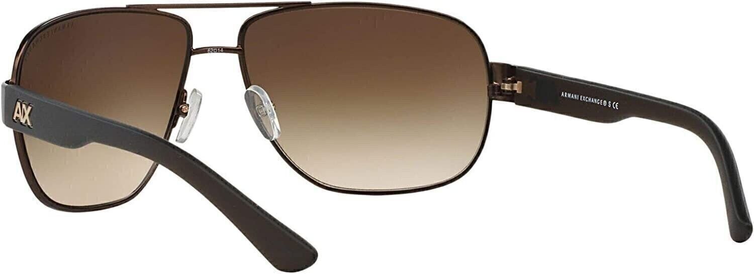 A|X Armani Exchange Men’s AX2012S 605813 Rectangular Metal Sunglasses