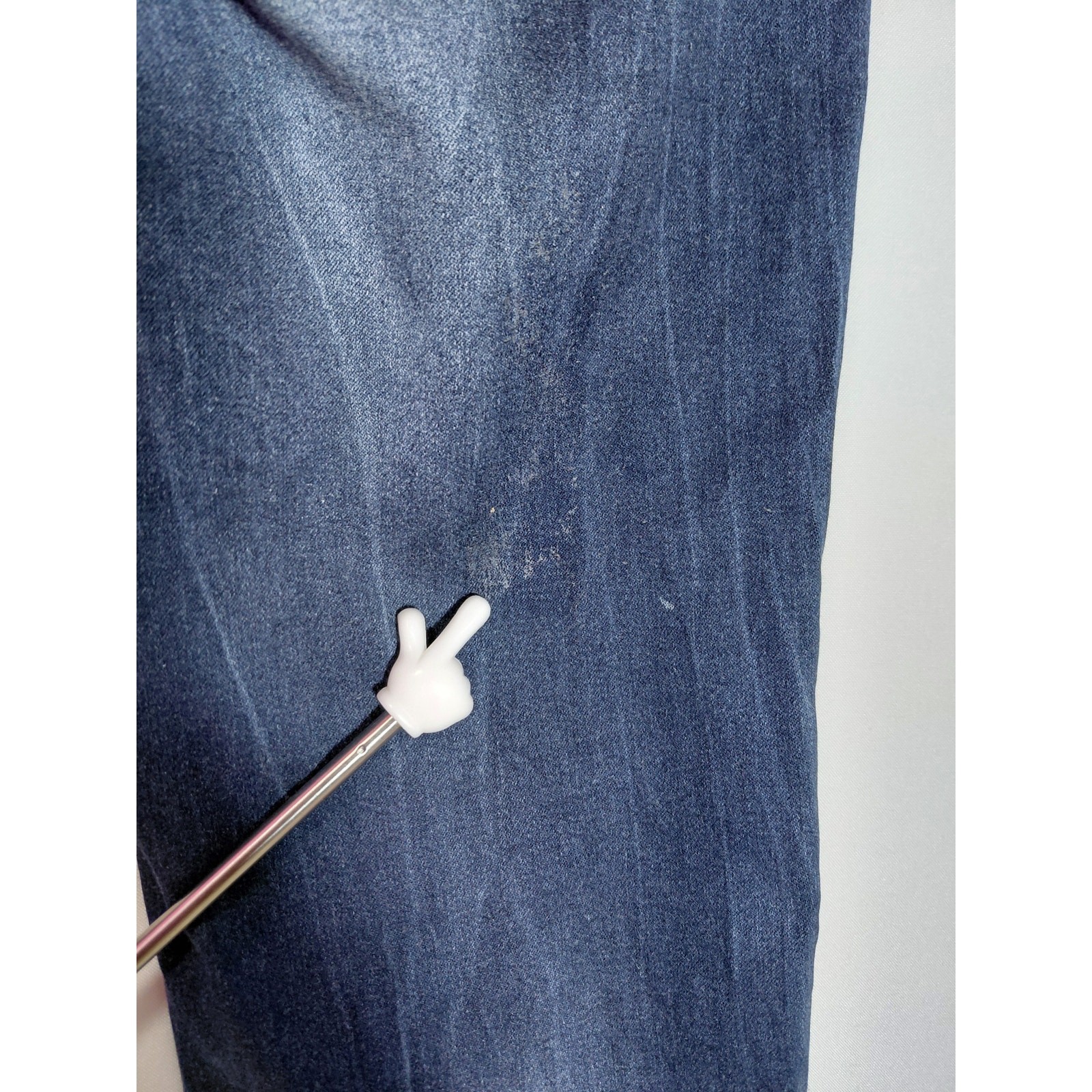 Animal Connection Denim Embellished Jeans Blue Mid (10-12 in) Slim Women Size 28