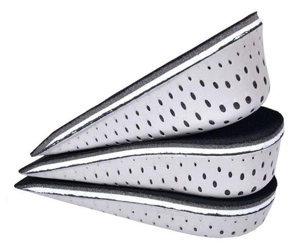 1 Pair 3.8cm Height Increasing Shoes Insoles Lift Insert Shoe Pad Cushion Insole