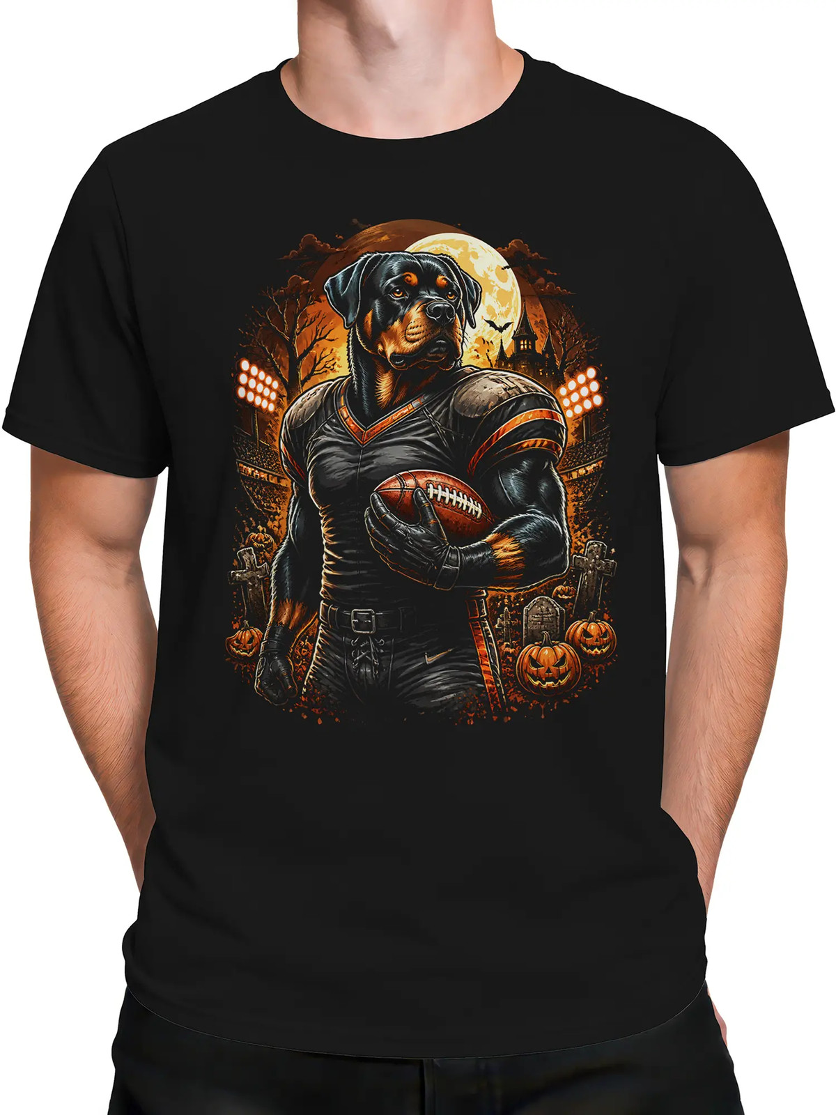 Rottweiler Gridiron Dog T-Shirt | Unisex