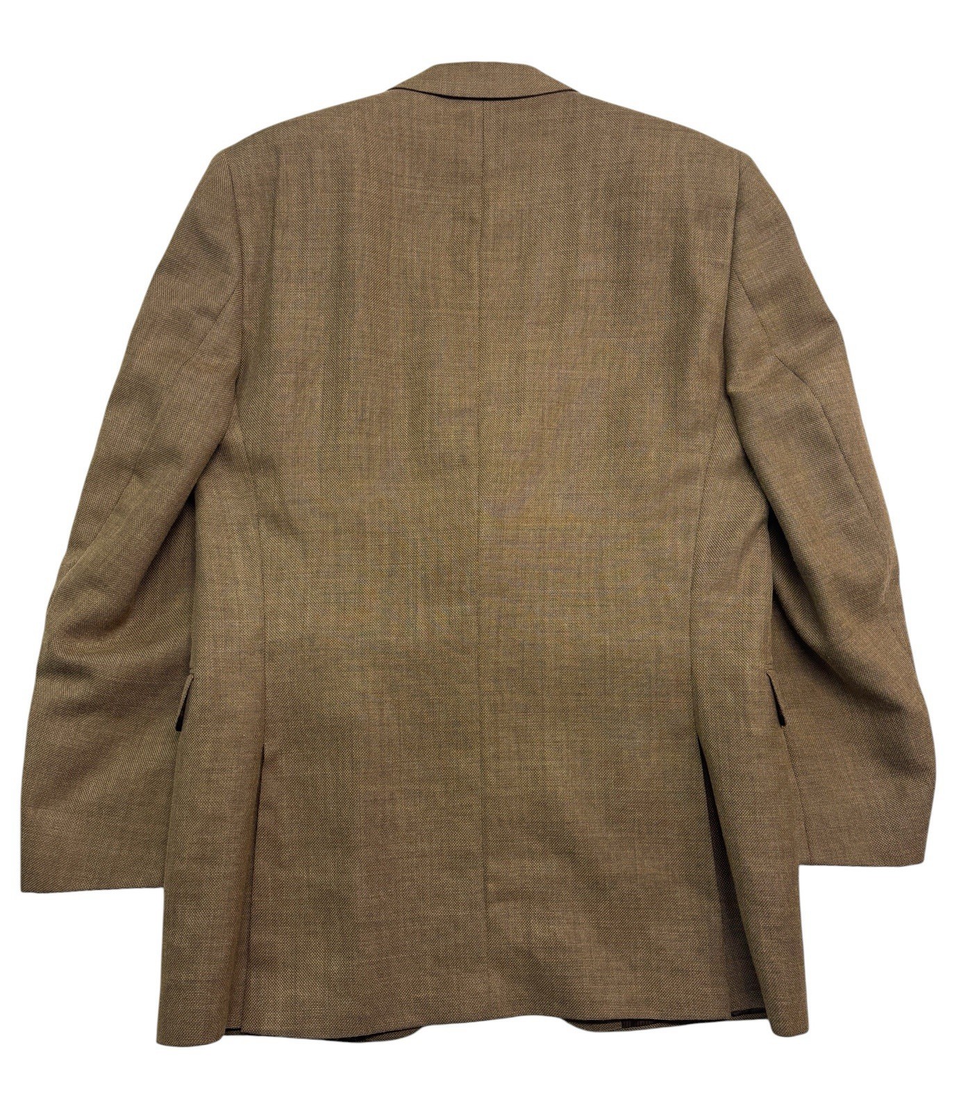 Jack Victor 40L 41L 42L Brown Hopsack Silk Linen Wool Blazer Jacket Sport Coat