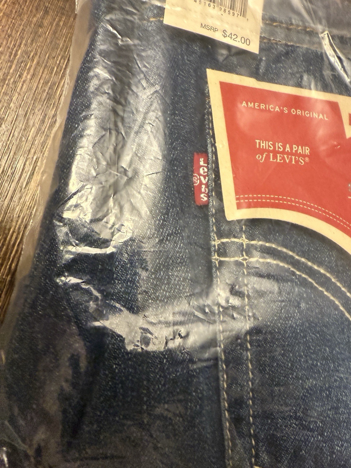 Levi’s Boy’s 511 Slim Fit Shorts Size 18 Regular 29 Waste Denim Distressed