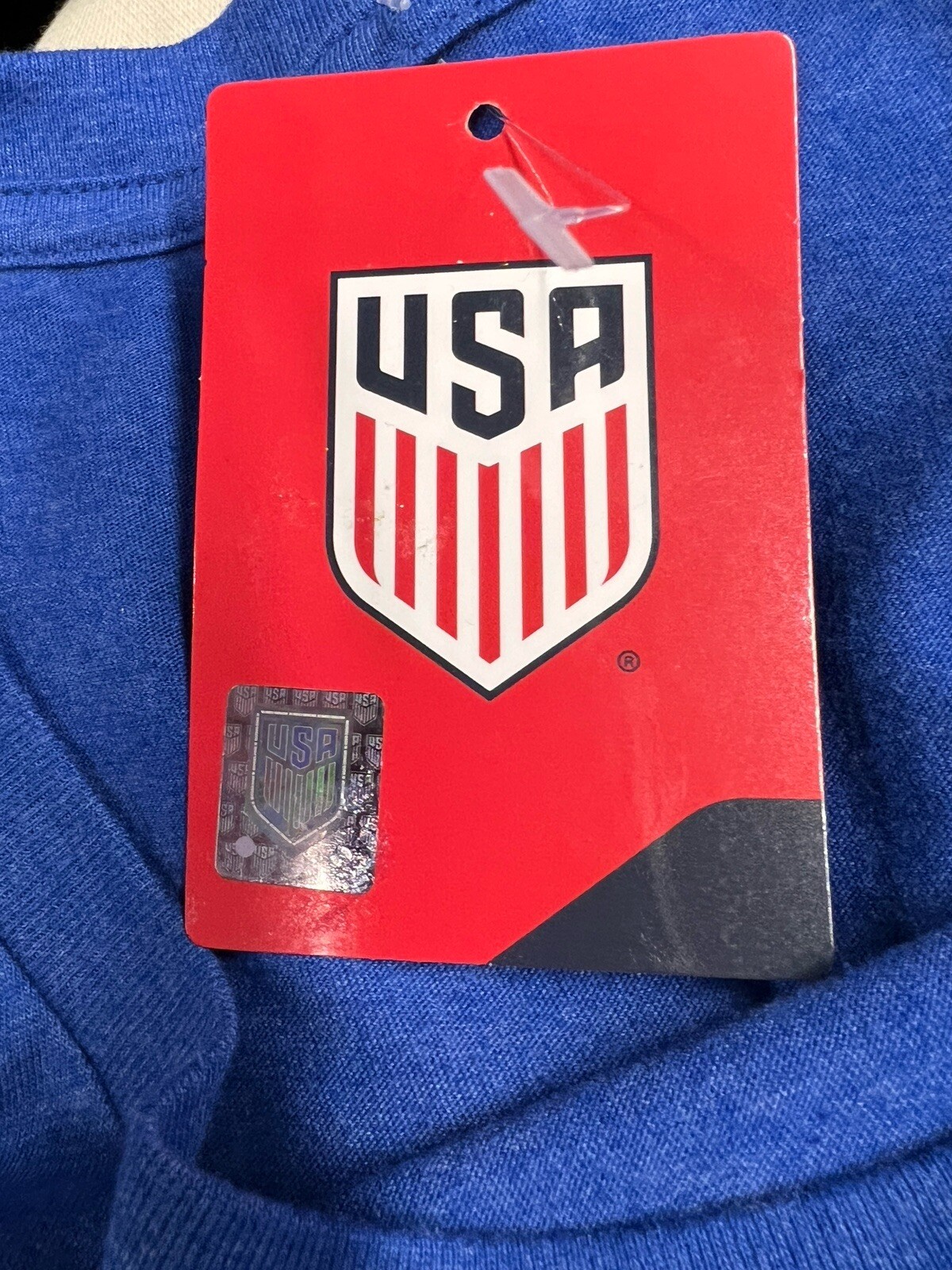 Team USA One Nation One Team T-Shirt Blue Sizes SOCCER SHIRT NEW WITH TAGS