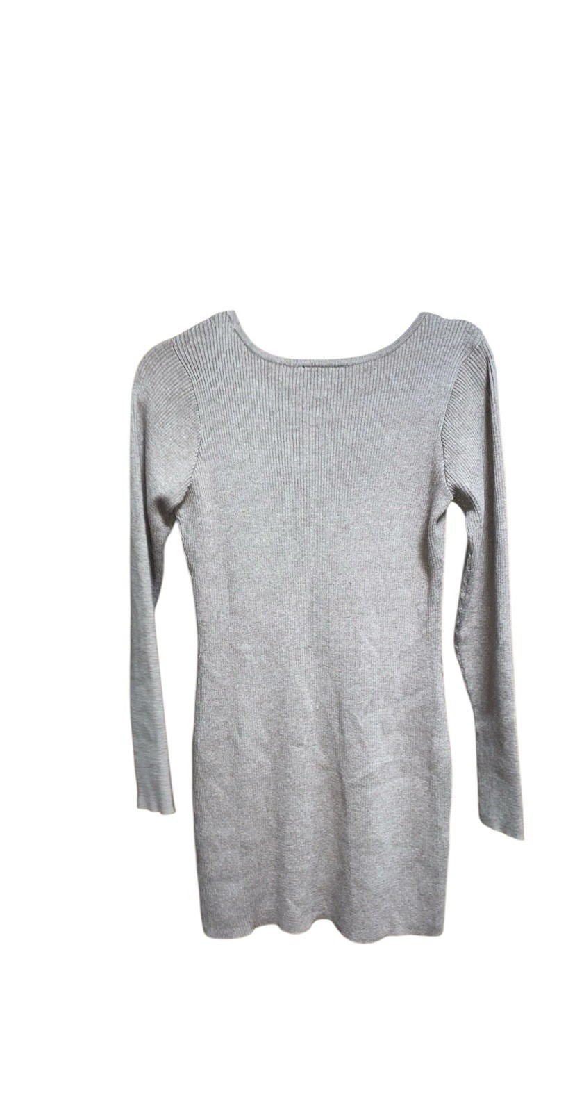 AGB A. Buyer Contrast Pocket Tan Tunic Sweater Dress – SIZE M – NWT Beige